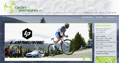 Desktop Screenshot of cyclesaventures.ch